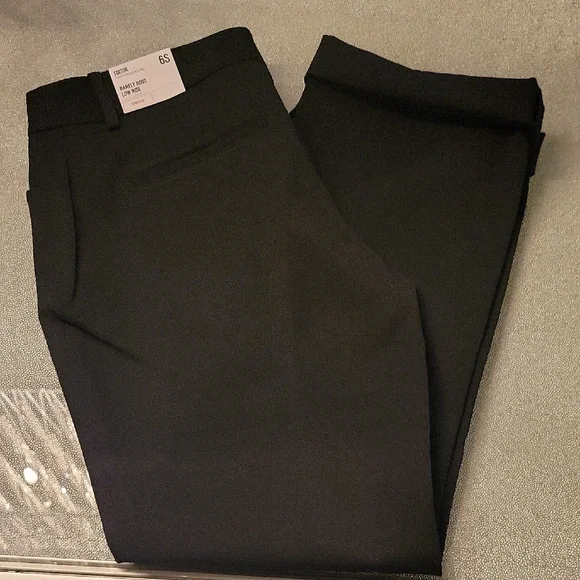 NWT EXPRESS Editor Black Women's Pants Size 6S Barely Boot Low Rise - Picture 5 of 7